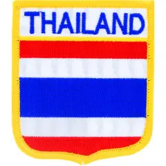 Thailand Shield Patch 2 1/2" x 3"