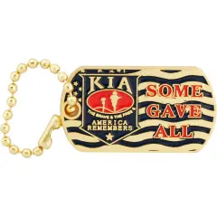 EagleEmblems P15990 Pin-Kia, Honor Dog Tag, (1-1/4")