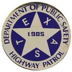 Texas Department of Public Safety Badge Pin 1"