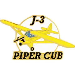Piper J-3 Airplane Pin 1 1/2"
