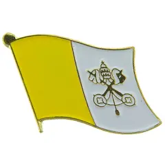 Vatican Flag Pin 1"