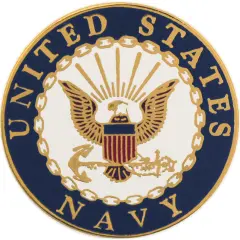 	EagleEmblems P13769 PIN-USN Logo C (MED) (.875'')