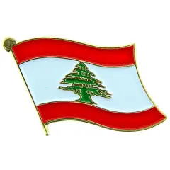 Lebanon Flag Pin 1"