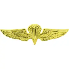 EagleEmblems P16567 Wing-USN/USMC,para,Basic (GLD-STND) (1.5'')