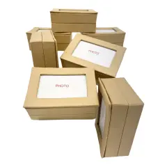Value Pack of 12 Rectangular Photo Box - Small