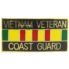 U.S. Coast Guard Vietnam Veteran Ribbon Pin 1"