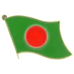 Bangladesh Flag Pin 1"