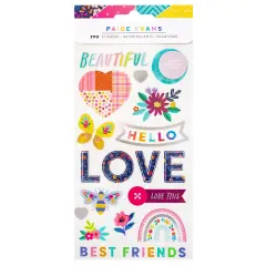 Paige Evans Blooming Wild Sticker Book-W/Holographic Foil Accents