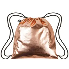 LOQI METALLIC Backpack, One Size, Rose Gold