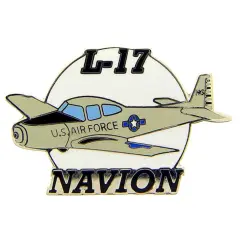 L-17 Navion Airplane Pin 1 1/2"