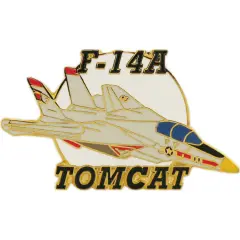F-14A Tomcat Airplane Pin Brown 1 1/2"