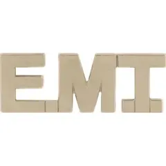 EagleEmblems P06221 PIN-EMT,Script (SLV) (1'')