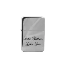 Lighter - Like Father Like Son High Polish Chrome