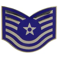 EagleEmblems P15079 Rank-USAF,E6,TECH SGT (1'')