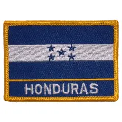 Honduras Flag Patch 2 1/2" x 3 1/2"