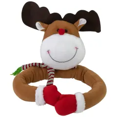 Northlight Plush Reindeer Christmas Tree Topper -26" - Unlit Brown