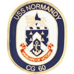 U.S. Navy USS Normandy Pin 1"