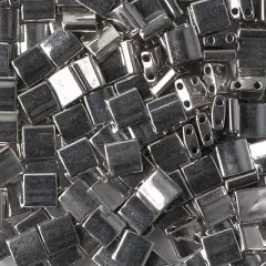 Miyuki Tila Bead, TL-0194, Palladium Plated, 5 grams