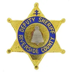 Riverside County Deputy Sheriff Badge Pin 1"