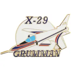 Grumann X-29 Airplane Pin 1 1/2"