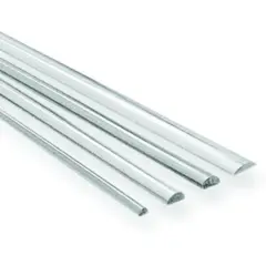 14K Gold Half Round White Wire QU-14WHRW/45