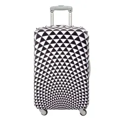 LOQI Unisex-Adult Pop Prism Luggage Cover, Black
