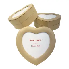 Value Pack of 3 Heart Photo Box - Large