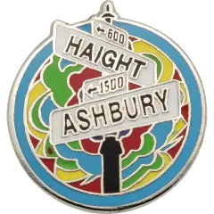 Haight & Ashbury Pin 1"