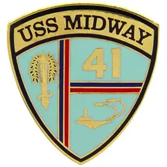 U.S. Navy USS Midway Pin 1"