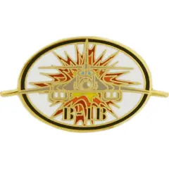 B-1 Bomber Logo Pin 1"
