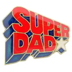 Super Dad Pin 1"