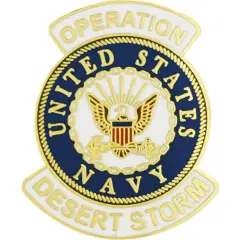 U.S Navy Operation Desert Storm Pin 1"