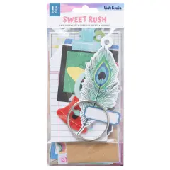 Vicki Boutin Sweet Rush Tag Mini Journal 13/Pkg-Die-Cut Tags W/Ring