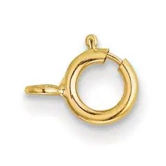 18K Gold Spring Ring Clasp 8Y1700
