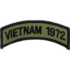 Vietnam 1972 Patch Green 3 1/2"