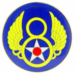 U.S. Air Force 8th Air Force Pin 1 1/2"