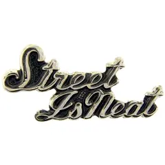 Script Street Is Neat Pin 1"