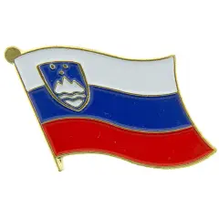 Slovenia Flag Pin 1"