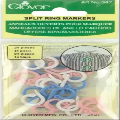 Clover Split Ring Markers-24/Pkg