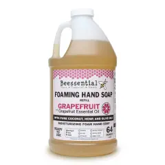 Beessential Foaming Hand Soap Refill Grapefruit 64 Fluid Ounce