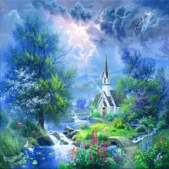 Sunsout Sweet Hour of Prayer 500 pc Jigsaw Puzzle 69754