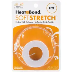 HeatnBond Lite Soft Stretch Iron-On Adhesive-.625"X10yd