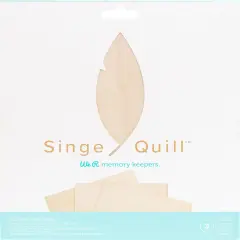 We R Singe Quill Veneer Sheets 8"X8"-3 Pieces