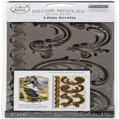 Prima Marketing Re-Design Mould 5"X10"X8mm-Lilian Scrolls