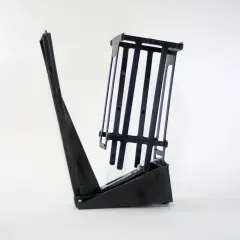 Heavy-Duty Aluminum Can Ram Can Crusher Tough Plastic Holds 10 Cans Black