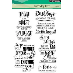 Penny Black Clear Stamps-Birthday Love