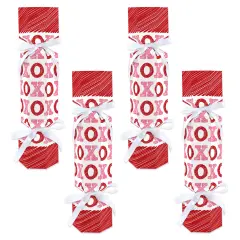 Big Dot of Happiness Conversation Hearts - No Snap Valentine&rsquo;s Day Party Table Favors - DIY Cracker Boxes - Set of 12