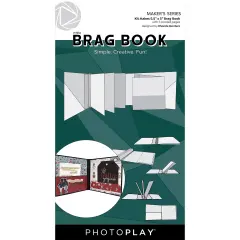 PhotoPlay Brag Book 5.5"X5"-White