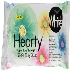 Activa Hearty Super Lightweight Air-Dry Clay 5.25oz-White