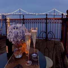 Dream Cafe Bay Bridge - 18 Poster Print by Alan Blaustein - Item # VARPDXABSFH317